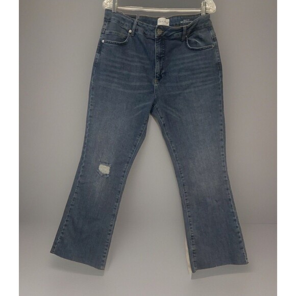 LOLA JEANS Women's BILLIE-DIS High Rise Bootcut Jeans Size 33 NWT - Picture 1 of 9